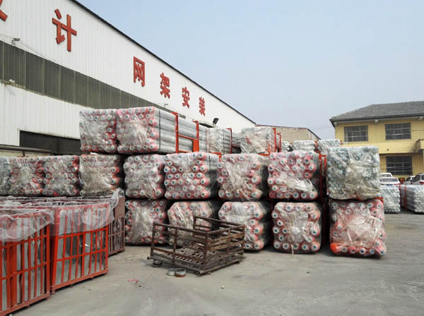 张掖网架成品待发
